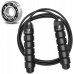 Скакалка швидкісна з протиковзкими ручками 4yourhealth Premium Skip Rope 3m на підшипниках 0149 Чорна