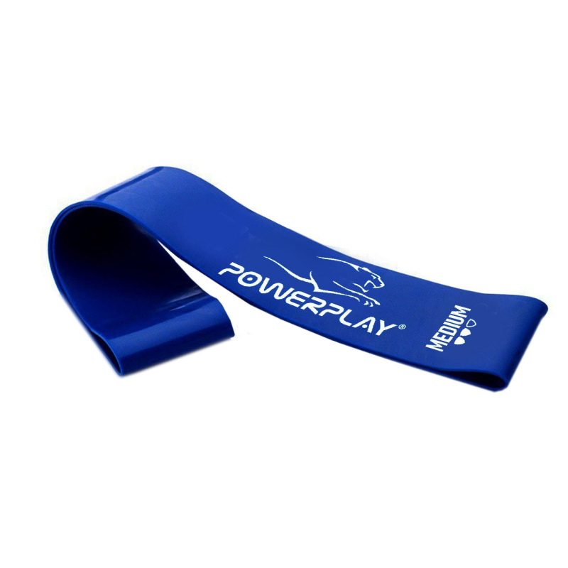 Резинка для фітнесу PowerPlay 4114 Mini Power Band 1мм. Medium Сіня (8-12кг)