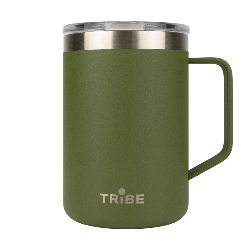 Термочашка Tribe Classic Mug 500 мл T-FA-0033, olive (T-FA-0033-olive)