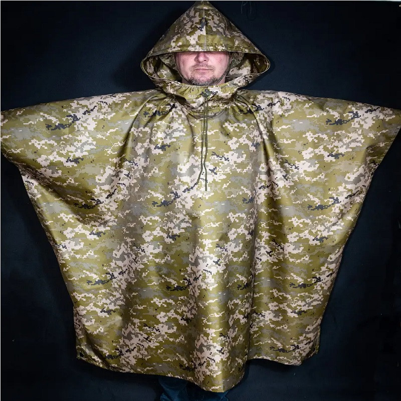 Тактичний пончо(плащ-намет) Kirasa піксель (Арт KI480)