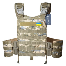 Плитоноска з швидкоскидом кордура Kirasa піксель (Арт.KI1043)