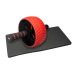 Колесо для преса Power System PS-4107 Full Grip AB Red + килимок Red/Black