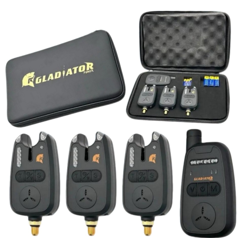 Набір сигналізаторів GLADIATOR RF298 3+1 Black з пейджером