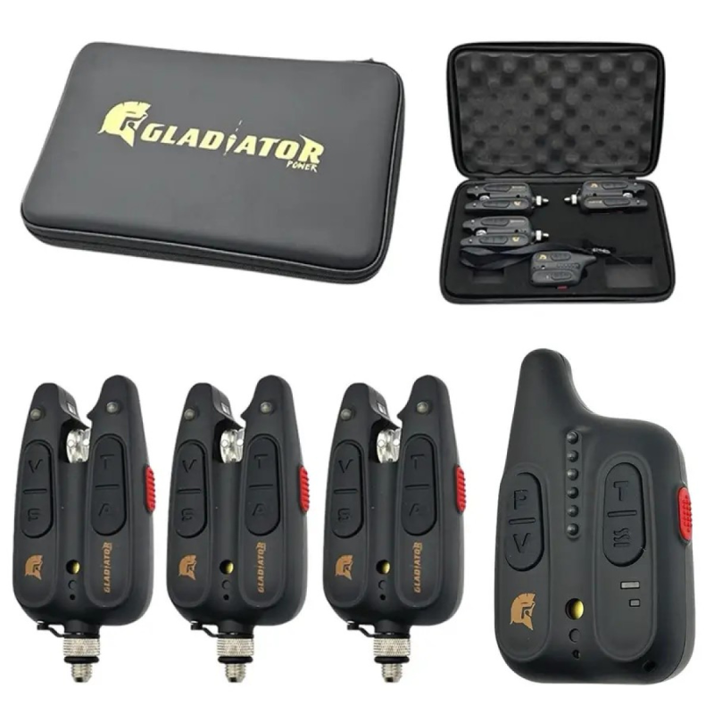 Набір сигналізаторів GLADIATOR RF1118 3+1 Black з пейджером