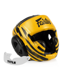 Боксерський шолом Fairtex HG16 Gold XL