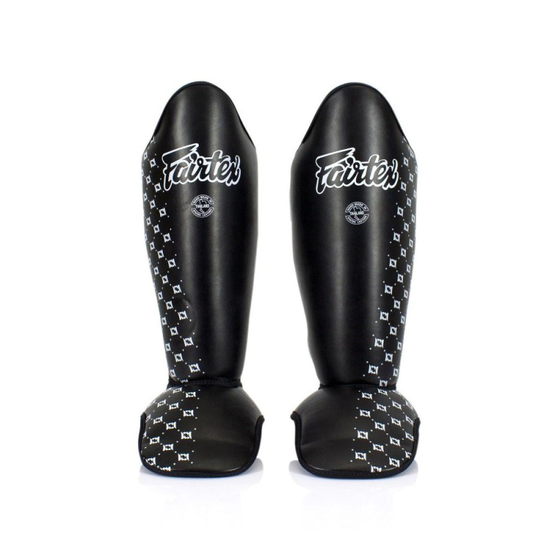 Захист гомілки та стопи Fairtex SP5 Shin Pads Black M