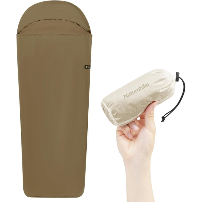 Підкладка для спального мішка Naturehike CNH22SD016, нейлон, коричнева Підкладка для спального мішка Naturehike CNH22SD016, нейлон, коричнева
