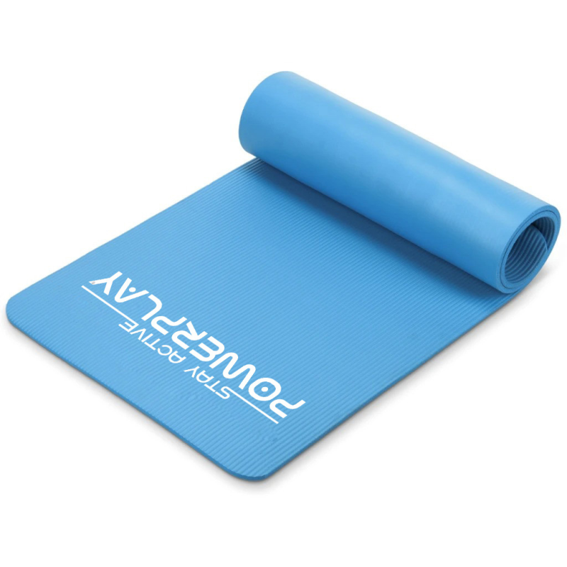 Килимок для йоги та фітнесу PowerPlay 4152 NBR Performance Mat Синій (183x61x1)