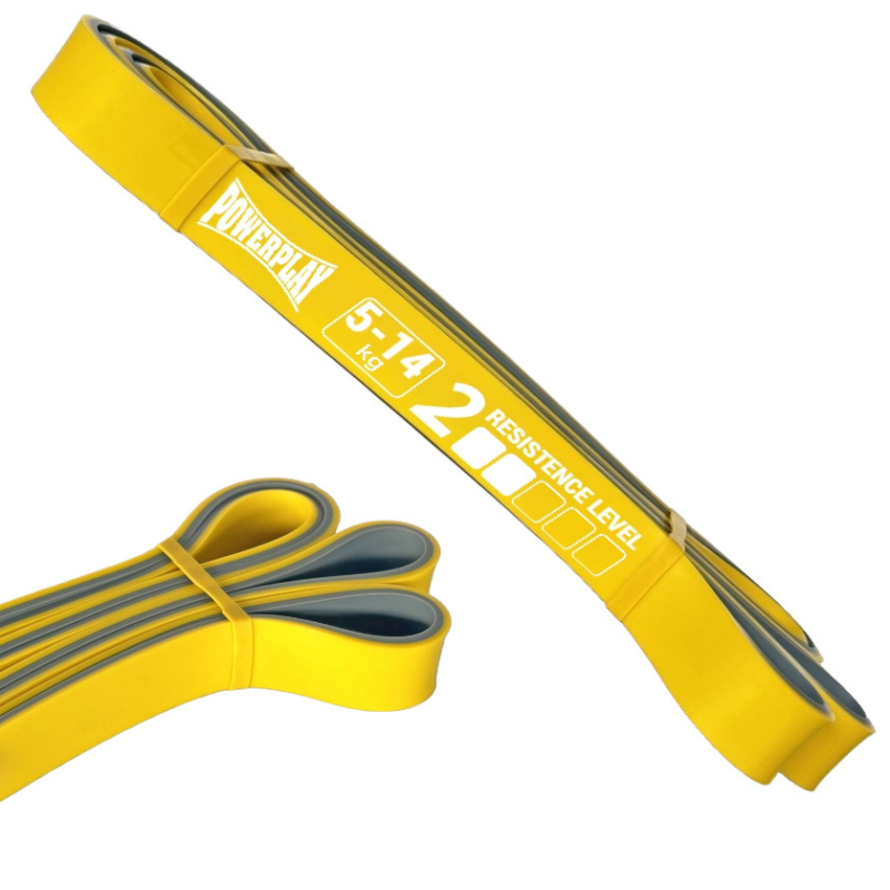 Еспандер-петля (гумка для фітнесу і кроссфіту) PowerPlay 4116 Double Colors Жовто/Сіра (5-14 кг) Еспандер-петля (гумка для фітнесу і кроссфіту) PowerPlay 4116 Double Colors Жовто/Сіра (5-14 кг)