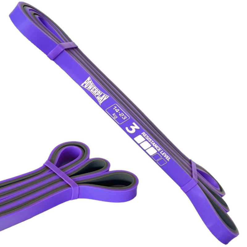 Еспандер-петля (гумка для фітнесу і кроссфіту) PowerPlay 4116 Double Colors Фіолетово/Сіра (14-23 кг) Еспандер-петля (гумка для фітнесу і кроссфіту) PowerPlay 4116 Double Colors Фіолетово/Сіра (14-23 кг)