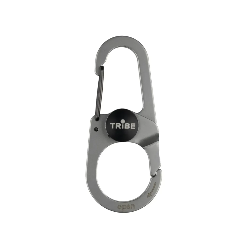 Універсальний сталевий карабін Tribe Double Lock T-LB-0006-metal