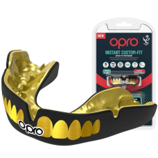 Капа OPRO Instant TEETH доросла (вік 11+) Black/Gold (art.102526001)