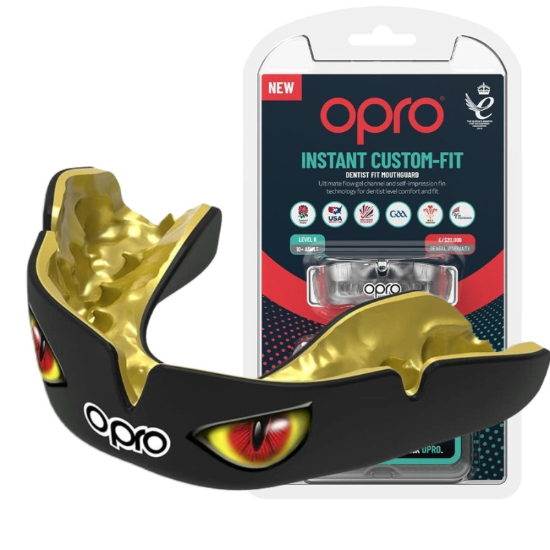 Капа OPRO Instant Eyes доросла (вік 11+) Black/Red (art.102524002) Капа OPRO Instant Eyes доросла (вік 11+) Black/Red (art.102524002)