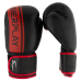 Боксерські рукавиці PowerPlay 3022 А Чорно-Червоні (натуральна шкіра) 10 унцій