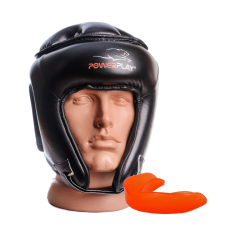 Боксерський шолом турнірний PowerPlay 3045 Чорний XL