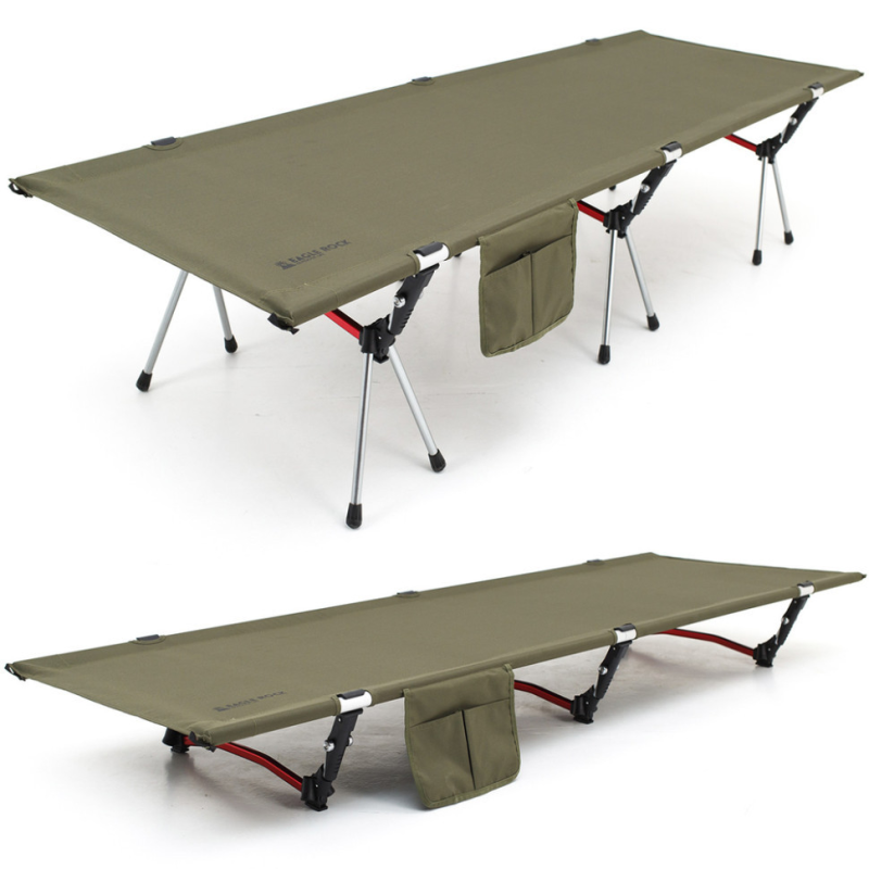 Ліжко складане Naturehike ультралегке NH19JJ006, алюміній, зелений