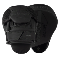 Лапи боксерські PowerPlay 3044 Pro Carbon Ultra Series Чорні PU [пара]