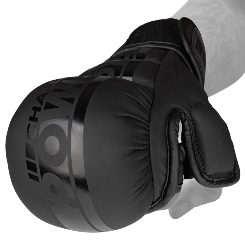 Рукавиці для MMA PowerPlay PP_3033 Ultra Matt Чорні M