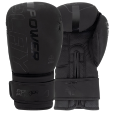 Боксерські рукавиці PowerPlay 3024 Ultra Mat Чорні 8 унцій