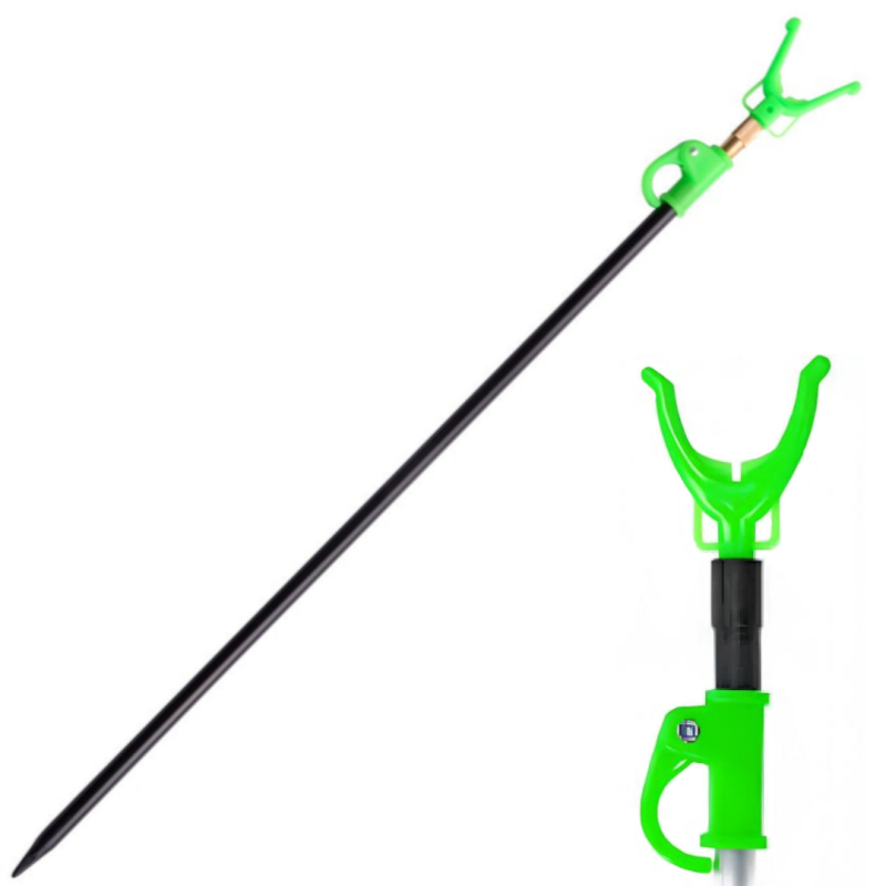 Підставка телескопічназ зажимом GLADIATOR ZJ03-120 зелена (GL8135)