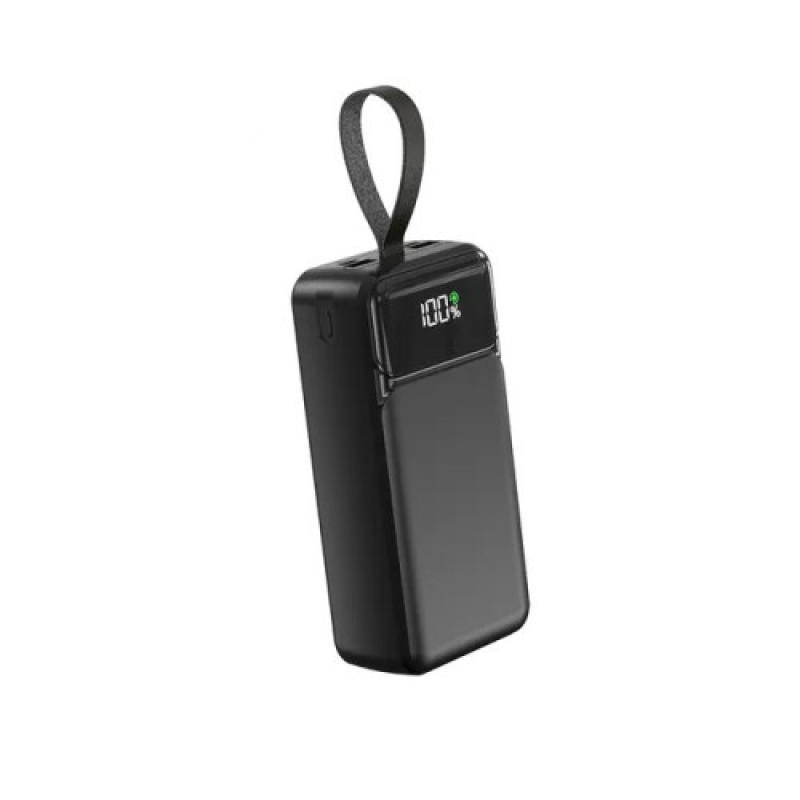 Power Bank Aspor A317 Fast Charge 30000mAh (USB-C/USB/Type-C/Lightning/22.5W)- чорний (900168)