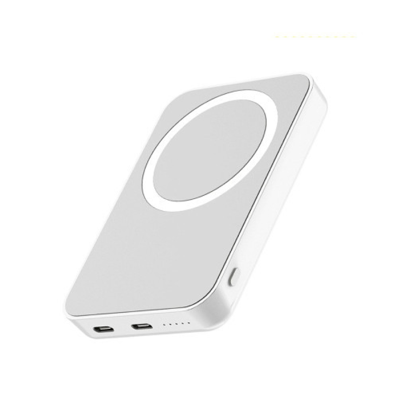 Power Bank Aspor A325 MagSafe Battery Pack 5000mAh (Type-C/Lightning/20W)- білий(900142)