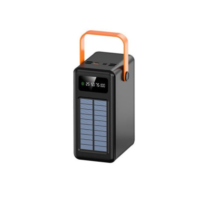 Power Bank Big Box 120000mAh Fast Charge+cable (4USB/Type-C/Micro/Lightning)- чорний (900165)