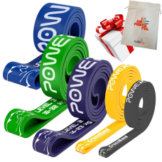 Еспандер-петля (гумка для фітнесу і кроссфіту) PowerPlay PP_0016 набір 5шт. опір 2-45кг. (сумарно 121кг.)